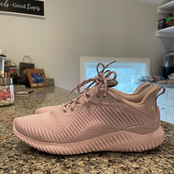 Pink Addidas Alphabounce Sneakers - Picture 4 of 5